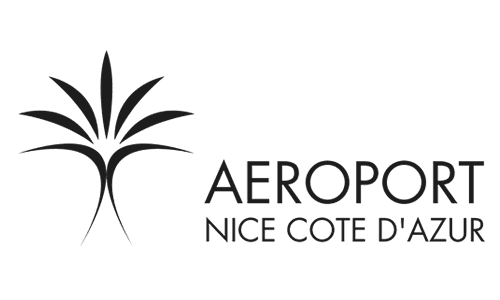 aeroport nice logo noir