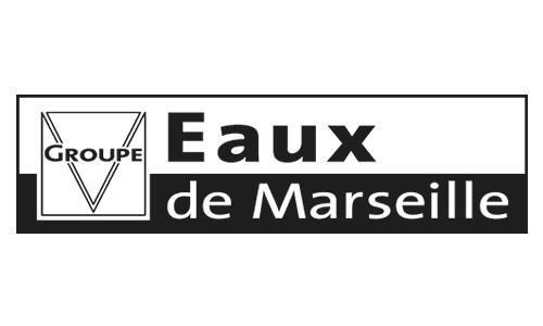 eaux de marseille logo noir