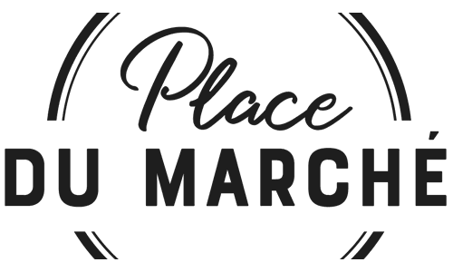 logo noir place du marche